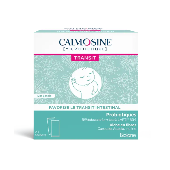 Probiotiques Transit intestinal Calmosine - boite de 20 sachets