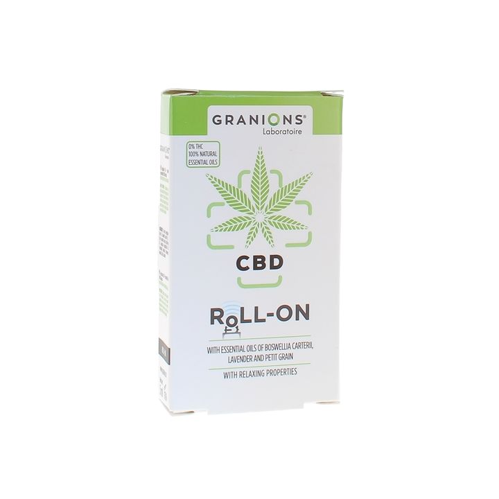 Roll-on relaxant au CBD et aux huiles essentielles Granions - roll-on de 5ml