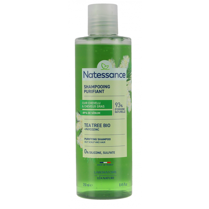 Shampooing purifiant Natessance - flacon de 250ml