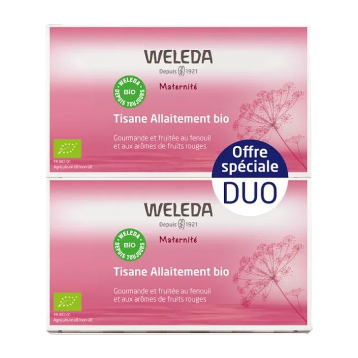 Tisane d'allaitement arôme fruits rouges Weleda