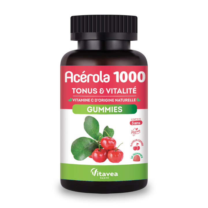 Acérola 1000 Vitavea - pot de 30 gummies