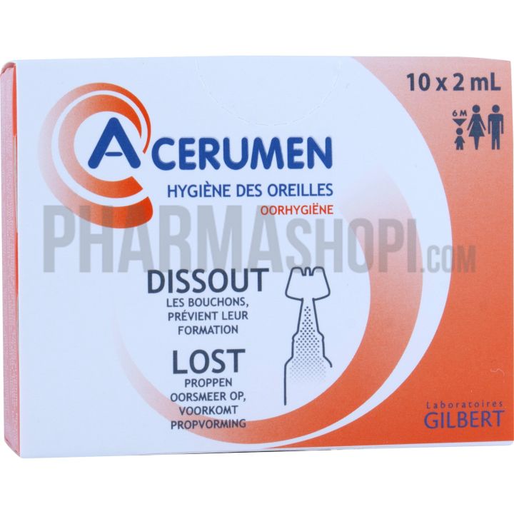 Acerumen Hygiène auriculaire unidose