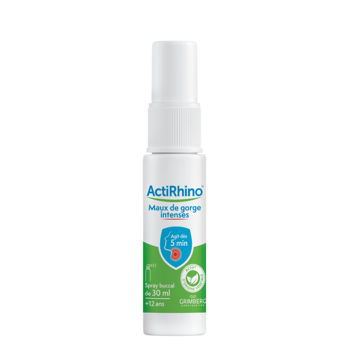 ActiRhino Spray maux de gorge intenses Grimberg - spray de 30ml