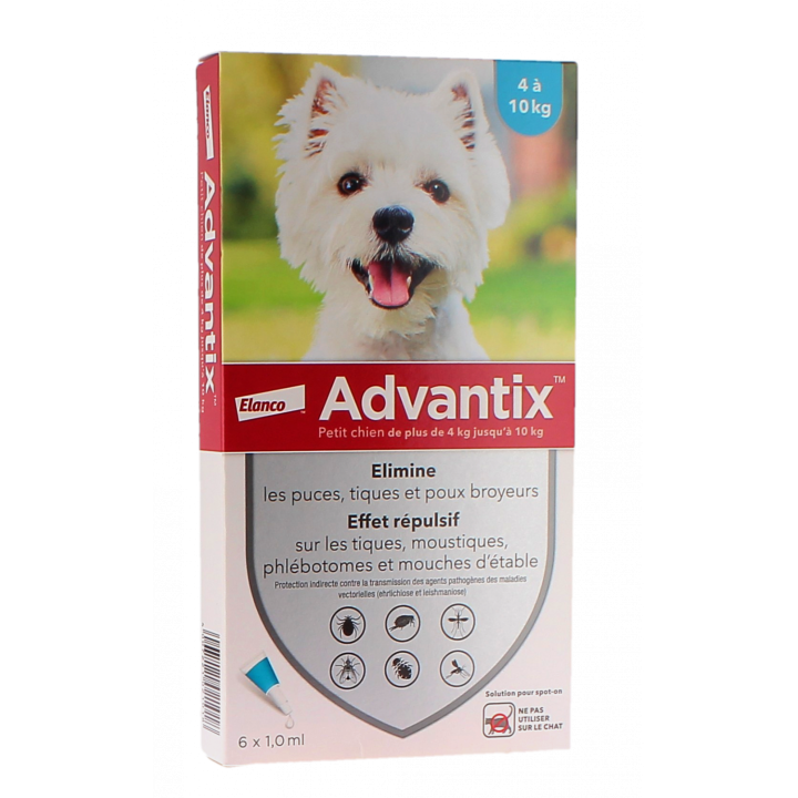 Advantix petit chien de 4 à 10 kg Bayer
