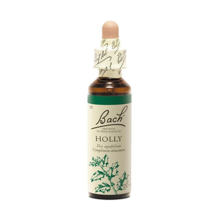 Fleur de Bach Holly Ilex aquifolium - flacon de 20 ml