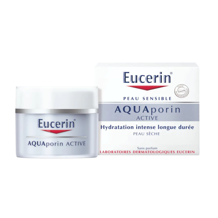Aquaporin Active Soin hydratant peau sèche Eucerin - pot de 50 g