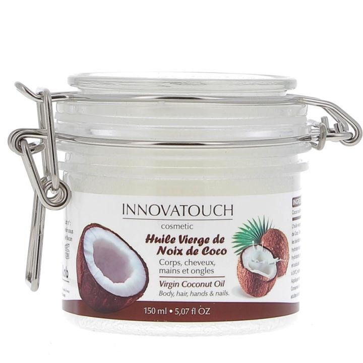 Huile vierge de Noix de Coco Innovatouch cosmetic - pot de 150 ml
