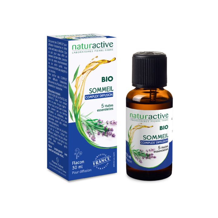Complex' sommeil 5 huiles essentielles BIO Naturactive - flacon de 30 ml