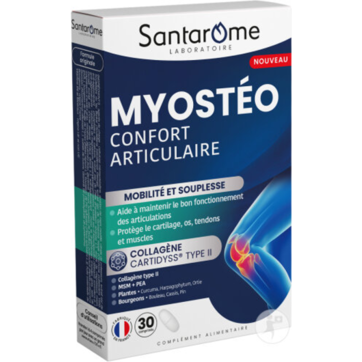Myostéo confort articulaire Santarome - boite de 30 comprimés 
