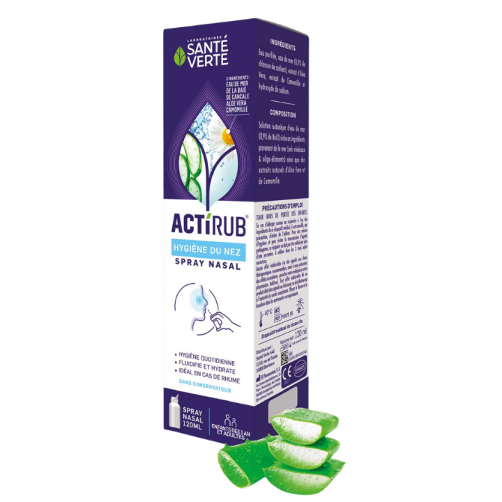 Actirub hygiène du nez Santé Verte - spray de 120ml