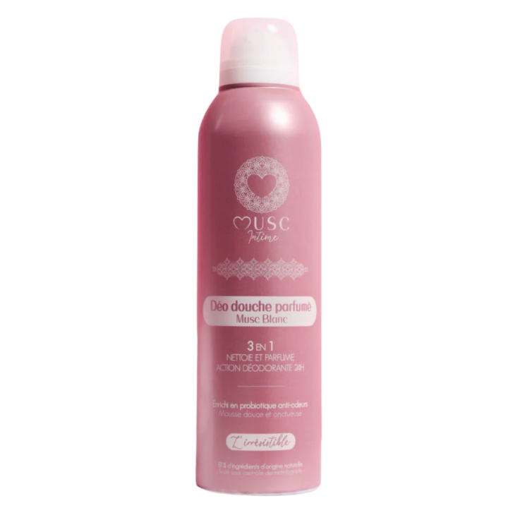 Déo douche parfumé l'irrésistible Musc Initme - spray de 200ml