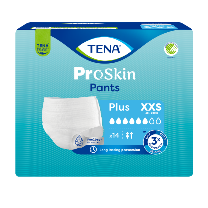 Proskin Slip adultes plus taille XXS Tena - sachet de 14 changes complets
