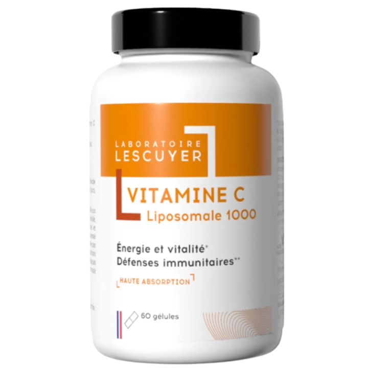 Vitamine C Liposomale 1000 Lescuyer - pot de 60 gélules