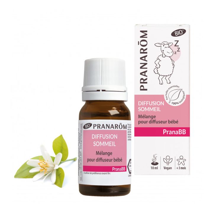 PranaBB Mélange pour diffuseur sommeil bio Pranarom - flacon de 10 ml