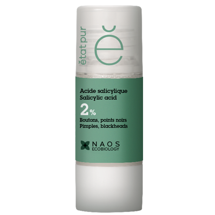 Acide Salicylique 2% boutons et points noirs Etat Pur - flacon de 15ml