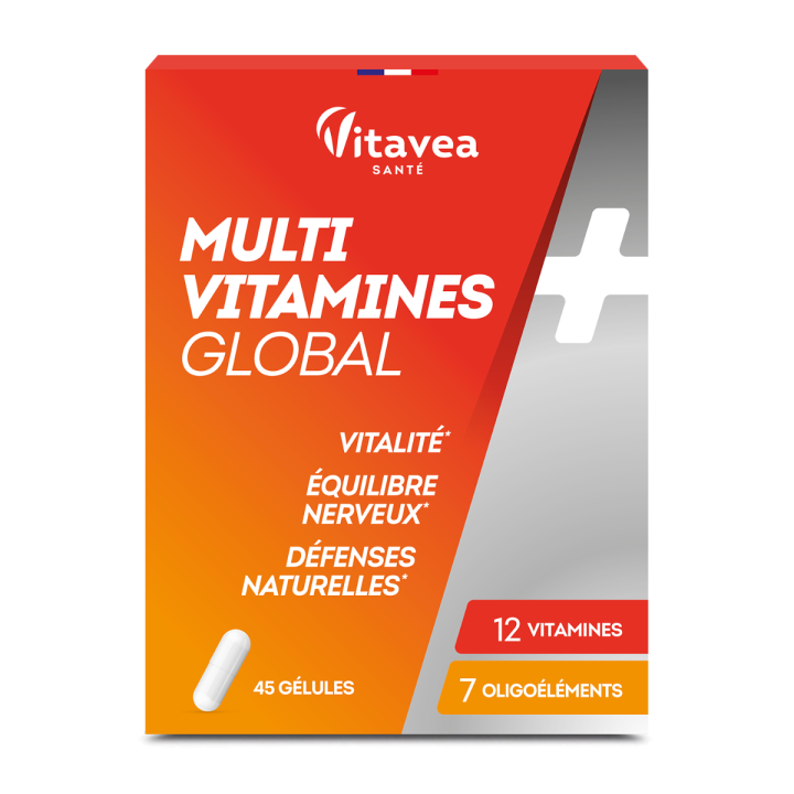 Multi vitamines global Vitavea - boîte de 45 gélules