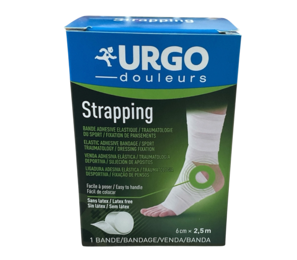 Strapping douleurs Urgo - 1 bande de 6cmx2,5m