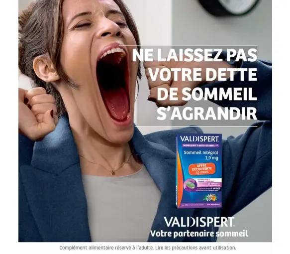 Complément Alimentaire Sommeil Intégral - Aide à L'Endormissement Et Maintien Du Sommeil (30 Comprimés)