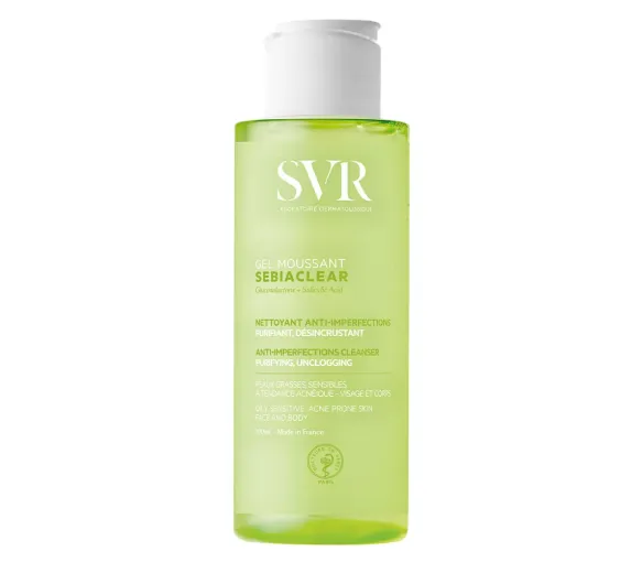 Sebiaclear gel moussant SVR - tube de 100ml