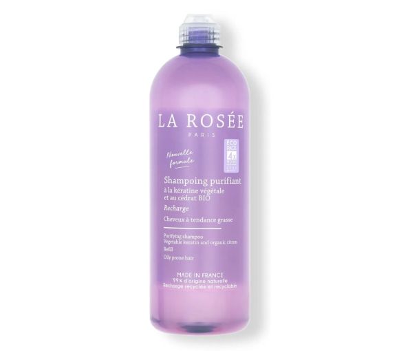 Recharge shampoing purifiant La Rosée - recharge de 400ml - image 1