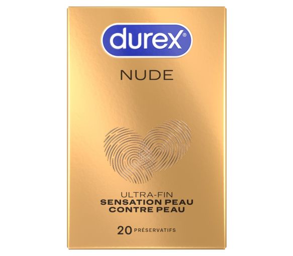 Préservatifs Nude Durex - boîte de 20 préservatifs - image 1