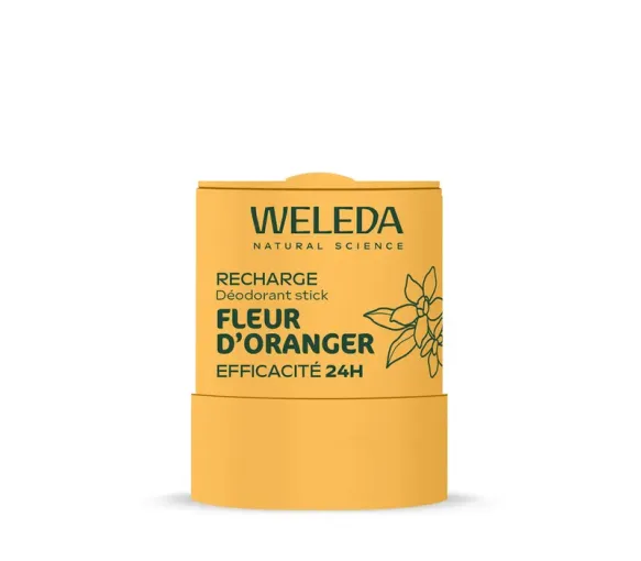 Recharge déodorant stick fleur d'oranger Weleda - recharge de 50g