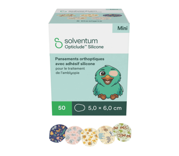 Opticlude Silicone Pansements orthoptiques avec adhésif silicone 3M Solventum - image 1