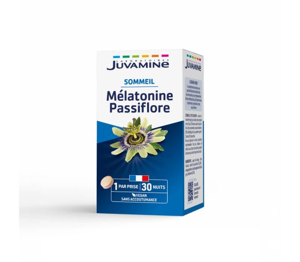 Mélatonine passiflore Sommeil Juvamine - image 1