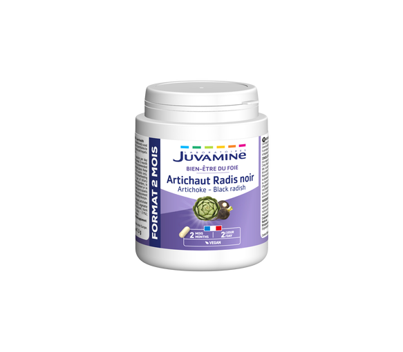 Artichaut radis noir Juvamine - pot de 120 gélules