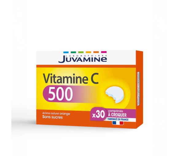 Vitamine C 500 Juvamine - boîte de 30 comprimés à croquer - image 1