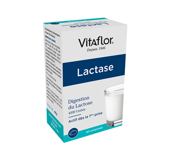 Lactase Vitaflor - boîte de 60 comprimés