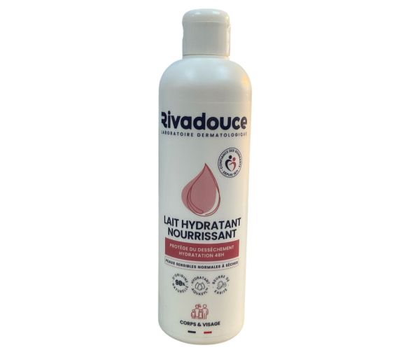 Lait hydratant nourrissant Rivadouce - flacon de 500ml - image 1