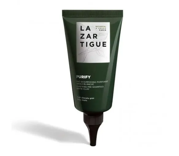 Pré-shampooing purifiant argile blanche Lazartigue - tube de 75ml