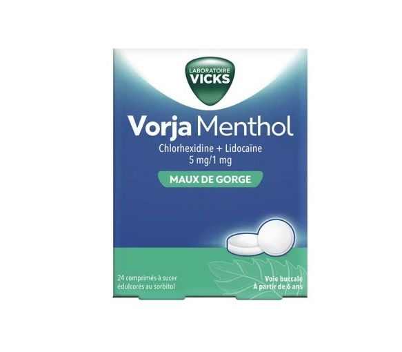 Vorja maux de gorge Vicks - 24 comprimés à sucer - image 1