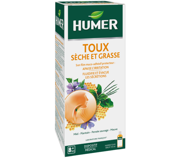 Humer toux sèche et grasse sirop - flacon de 170 ml - image 1