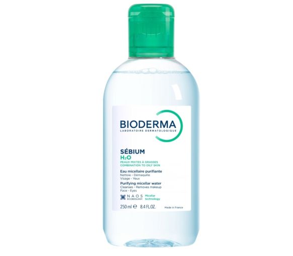 Sébium H2O Eau micellaire nettoyante purifiante Bioderma - flacon de 250 ml - image 1