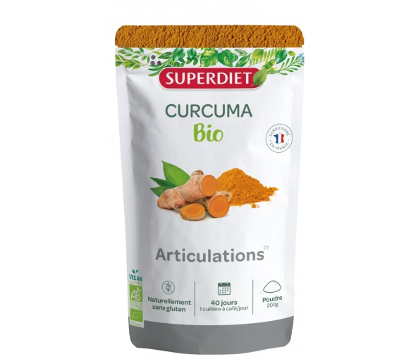 Curcuma bio Superdiet - sachet de 200 g - image 1