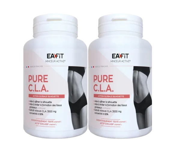 Minceur active pure CLA Eafit - lot de 2 boîtes de 90 capsules