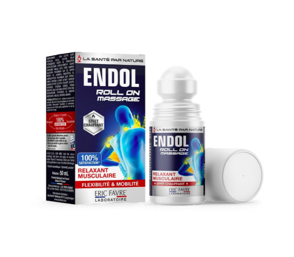 Endol roll-on massage effet chaud Eric Favre - roll-on de 50ml - image 1