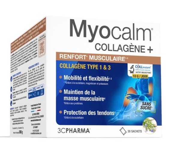 Myocalm collagène+ Renfort musculaire 3C Pharma - image 1