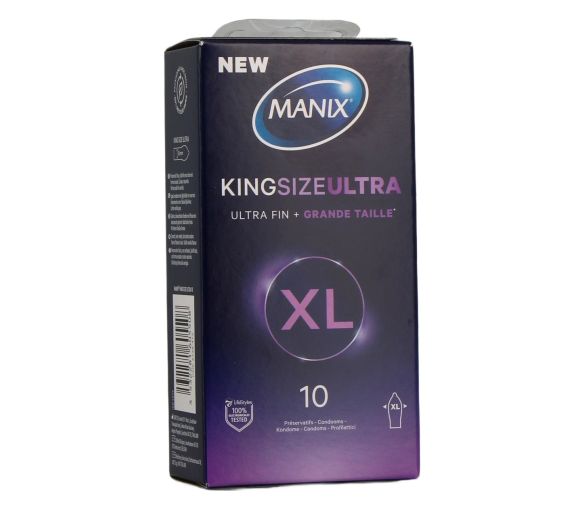 Préservatifs King Size Max XL Manix – 12 préservatifs