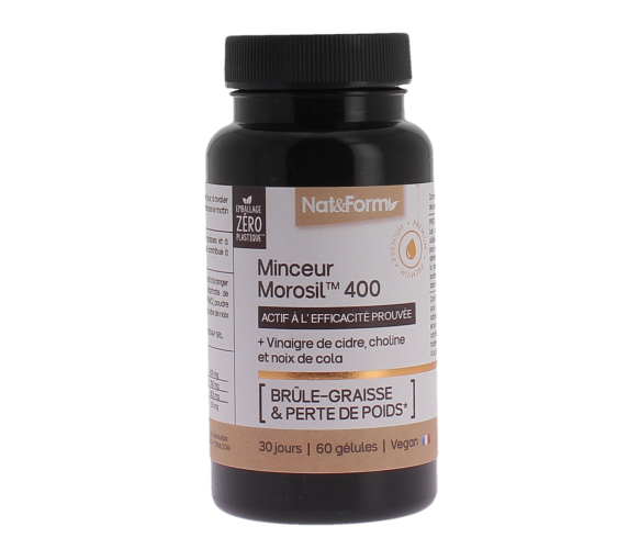 Minceur morosil 400 brûle graisse et perte de poids Nat&form - pot de 60 gélules - image 1