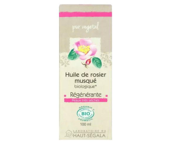 Huile de rosier musqué bio Haut-Ségala - flacon de 100ml