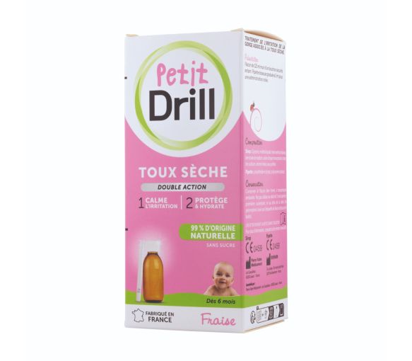 Petit Drill toux sèche double action goût fraise Pierre Fabre - flacon de 125ml - image 1