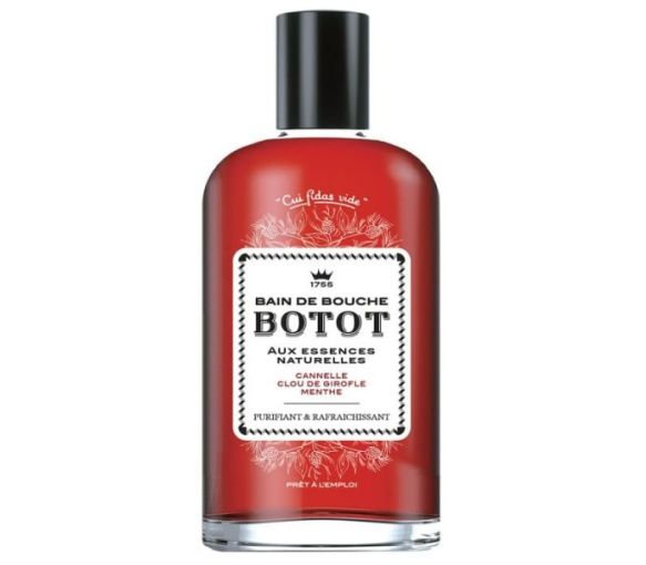 Bain de bouche Cannelle Clou de Girofle Menthe Botot - flacon de 250ml