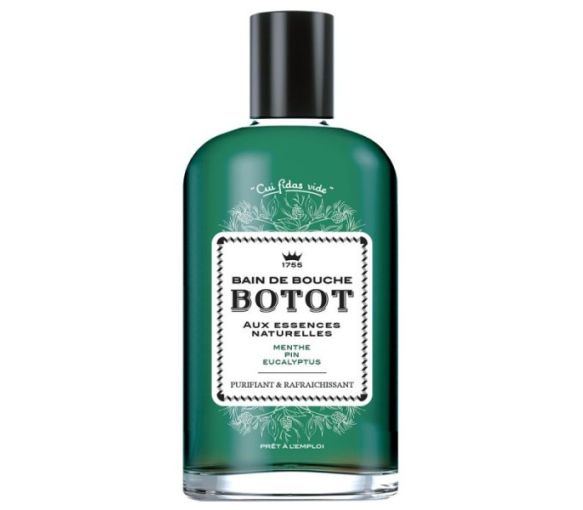 Bain de bouche Menthe Pin Eucalyptus Botot - flacon de 250 ml
