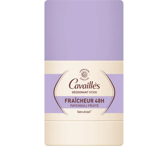 Déodorant fraîcheur 48h patchouli fruité Rogé Cavaillès - stick de 50ml