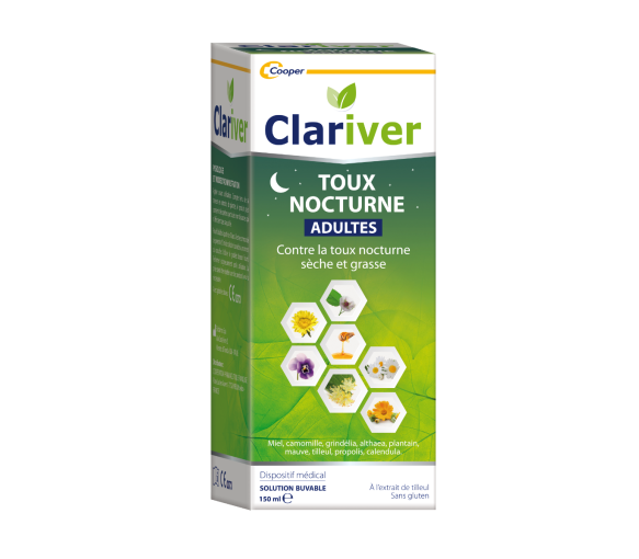 Clariver Toux nocturne adultes Cooper - flacon de 150 ml - image 1