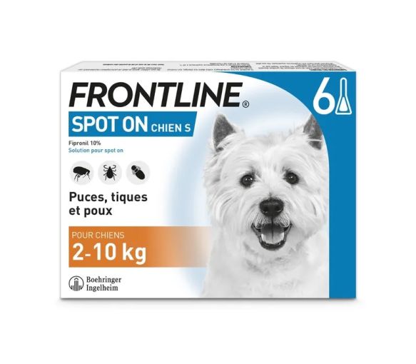 Spot On chiens 2-10 kg Frontline - image 5