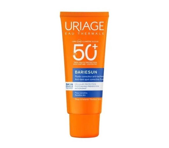 Bariésun fluide correcteur anti-taches SPF50+ Uriage - tube de 40ml